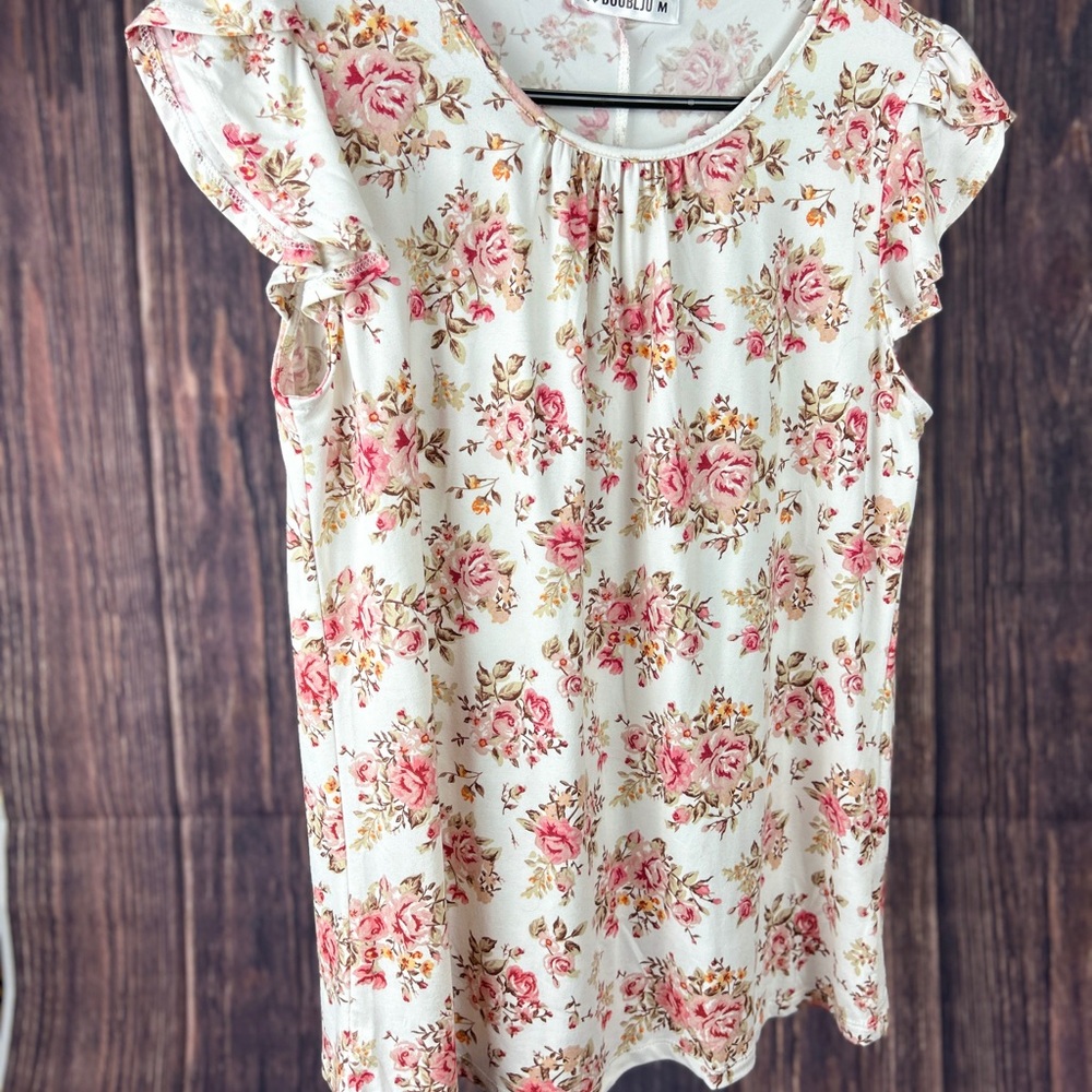 Floral Print Women's Top